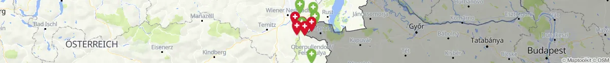 Map view for Pharmacies emergency services nearby Rohrbach bei Mattersburg (Mattersburg, Burgenland)